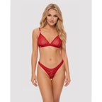 Obsessive - Crimessa Dessous Set - Rot