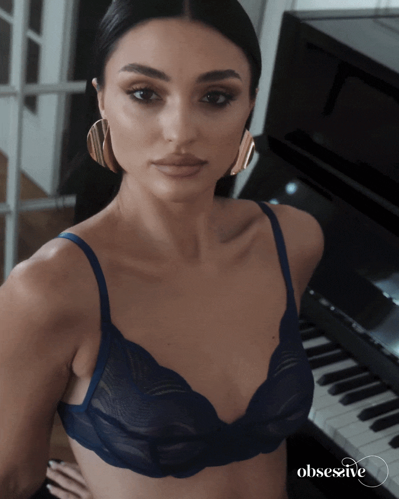 Obsessive - Nightly Dessous Set 3-teilig - Blau