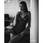 Obsessive - Nightly Chemise Set - Blau