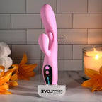 Evolved - Push The Button Vibrator mit G-Punkt-Stimulator - Rosa