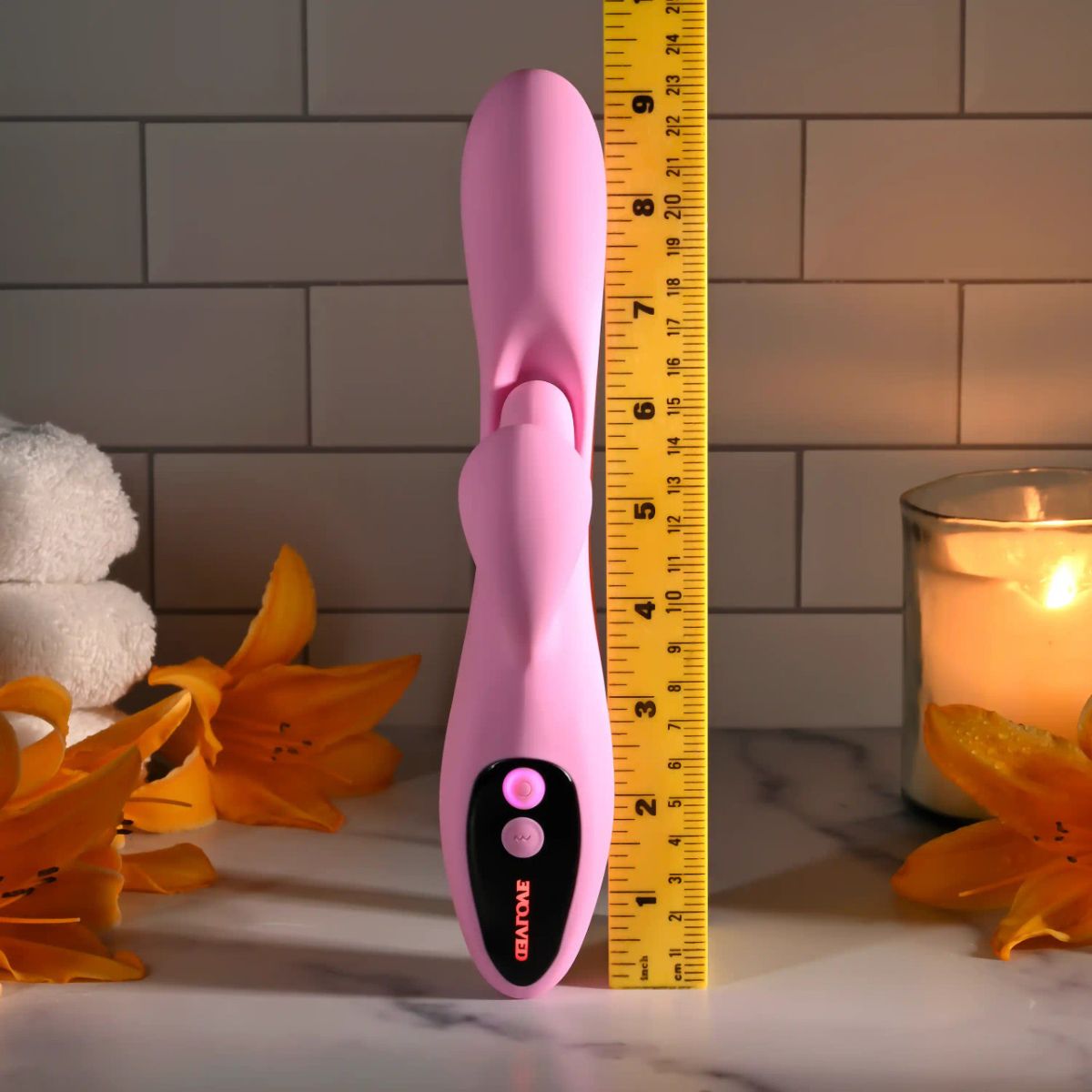 Evolved - Push The Button Vibrator mit G-Punkt-Stimulator - Rosa