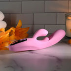 Evolved - Push The Button Vibrator mit G-Punkt-Stimulator - Rosa