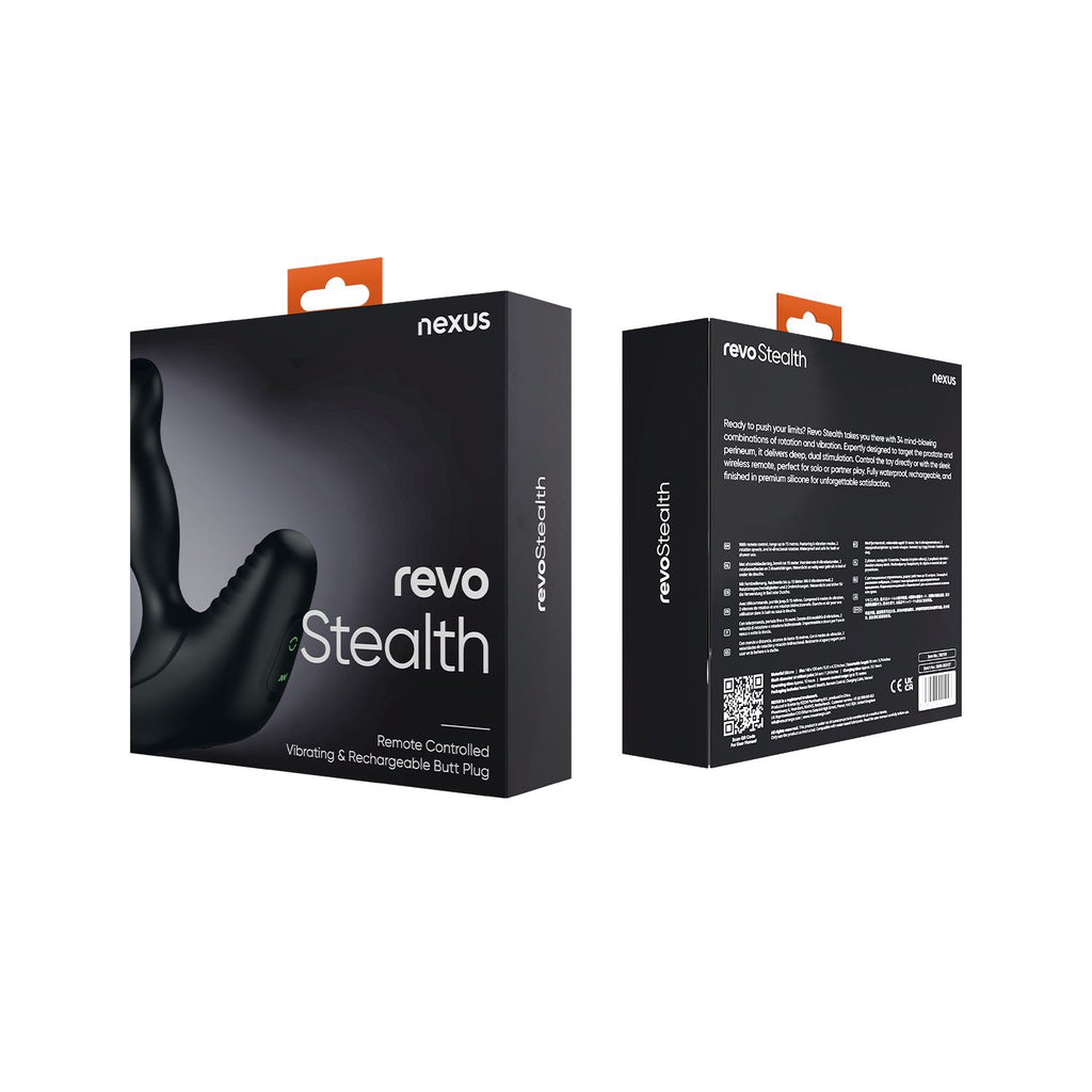 Nexus - Revo Stealth Prostata-Vibrator - Rotierend mit Fernbedienung