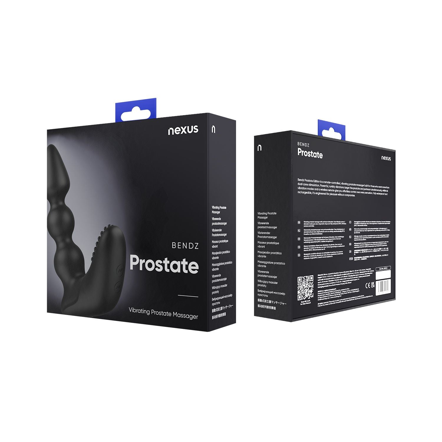 Nexus - Bendz Prostata-Vibrator - 48 Vibrationsmodi - Schwarz