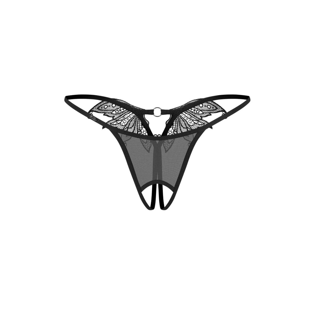 Obsessive - Zaliya String Offener Schritt - Schwarz