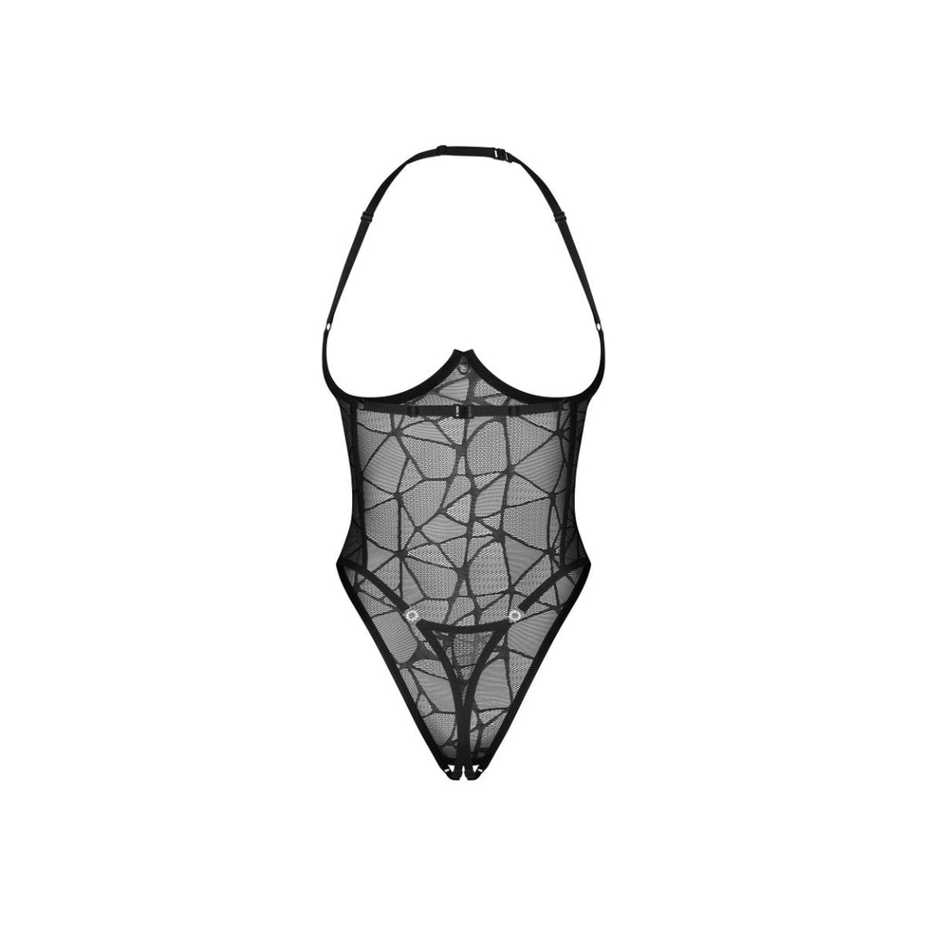 Obsessive - Olianna Teddy Offener Schritt - Schwarz