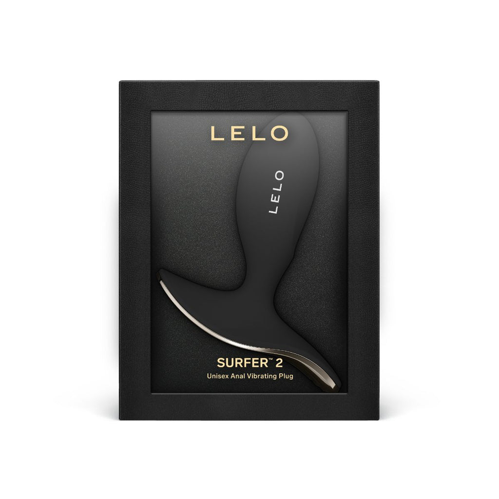 LELO - SURFER 2 Vibrations Analplug - Schwarz