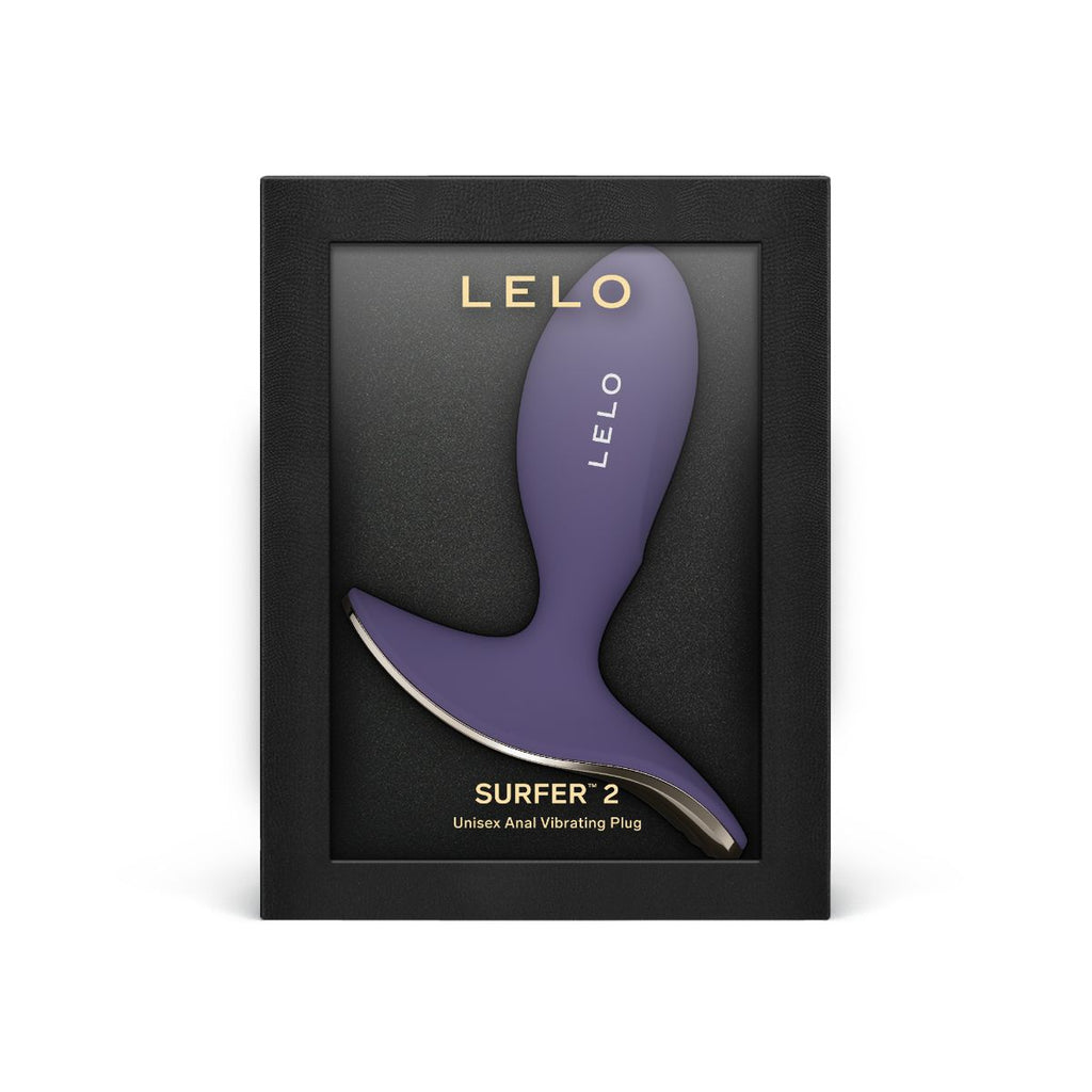 LELO - SURFER 2 Vibrations Analplug - Schwarz