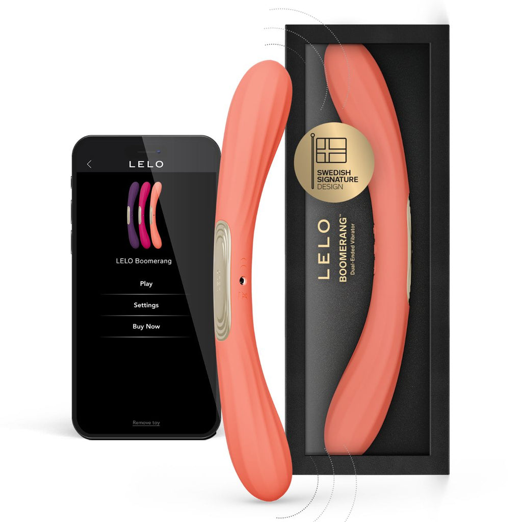 LELO - Boomerang Doppelvibrator für Paare - Cerise