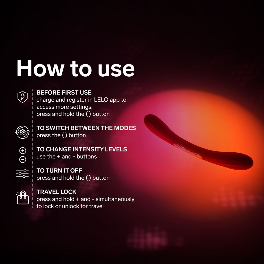 LELO - Boomerang Doppelvibrator für Paare - Cerise