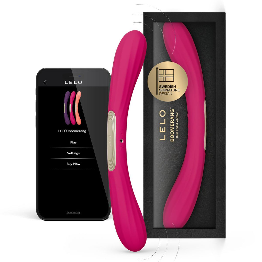 LELO - Boomerang Doppelvibrator für Paare - Cerise