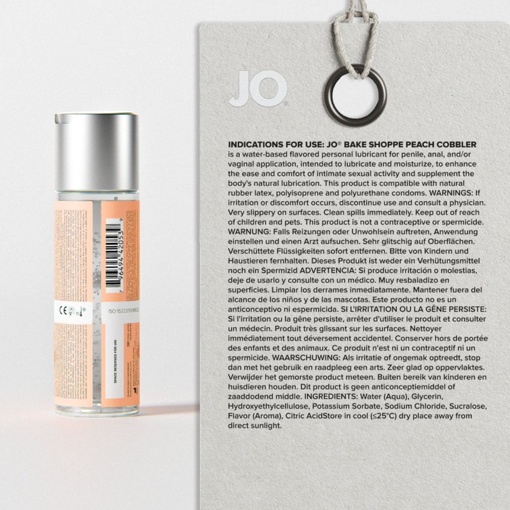 JO - Bake Shoppe Pfirsichkuchen Gleitgel - 60ml