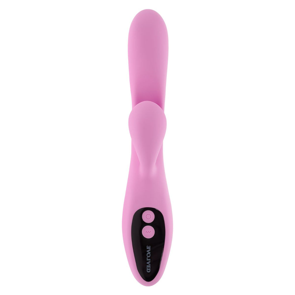 Evolved - Push The Button Vibrator mit G-Punkt-Stimulator - Rosa