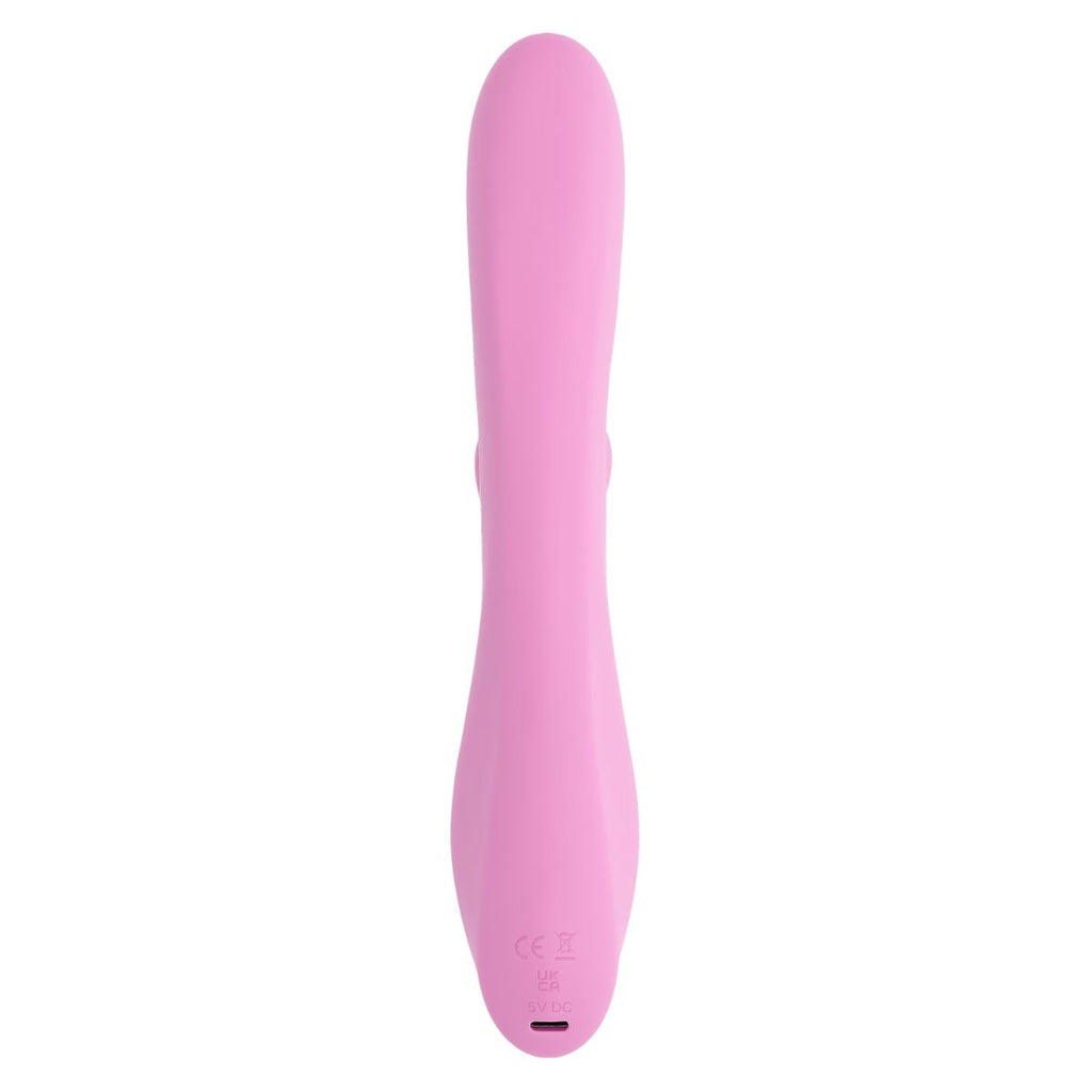 Evolved - Push The Button Vibrator mit G-Punkt-Stimulator - Rosa