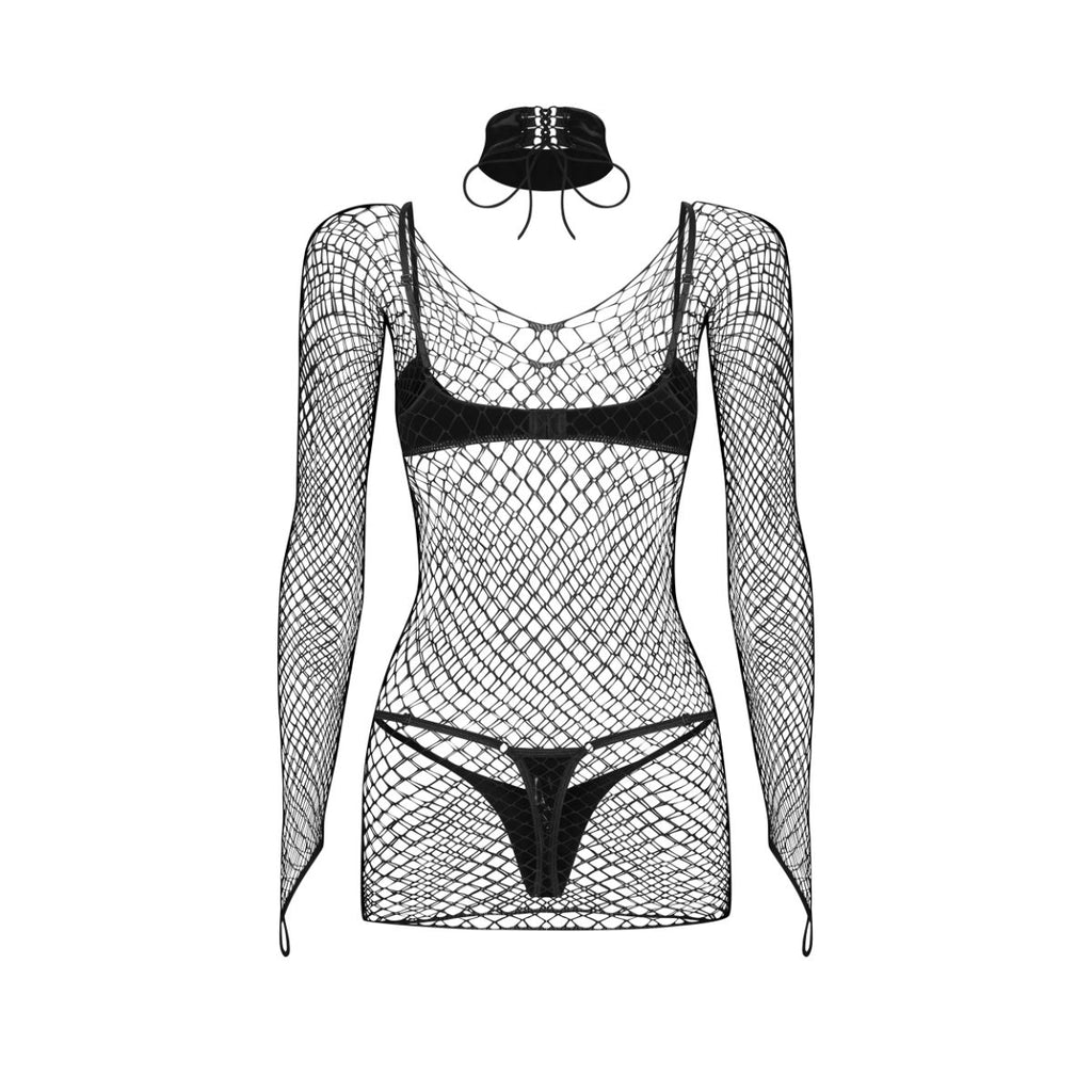 Obsessive - Sashalla 4-teiliges Set - Schwarz