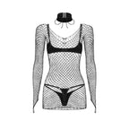 Obsessive - Sashalla 4-teiliges Set - Schwarz