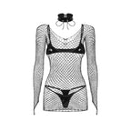 Obsessive - Sashalla 4-teiliges Set - Schwarz