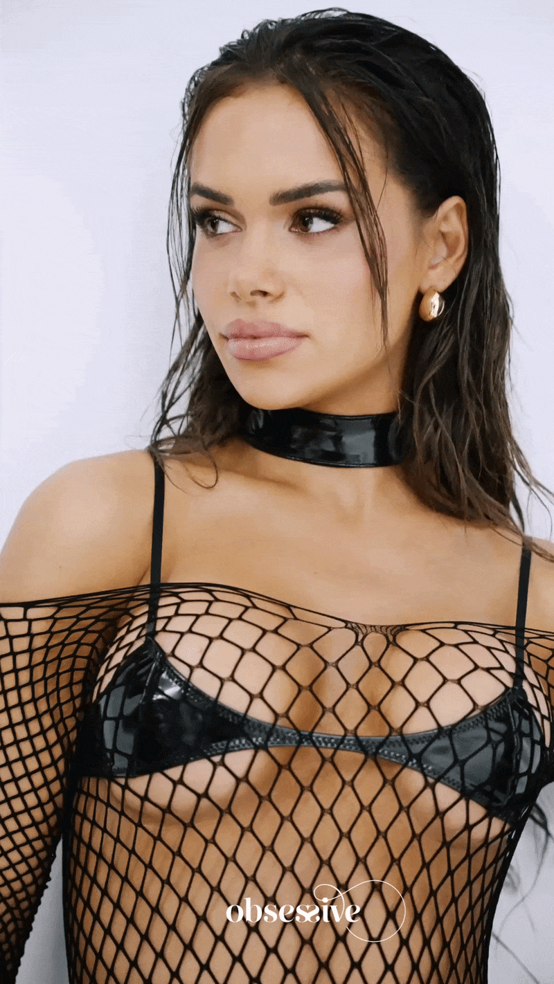 Obsessive - Sashalla 4-teiliges Set - Schwarz