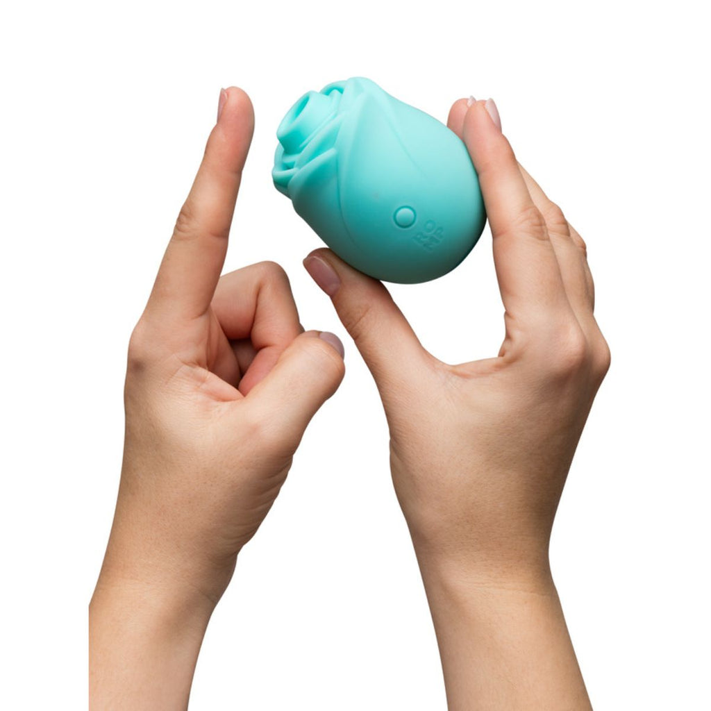 ROMP - Rose Glow Luftdruckvibrator - Glow-in-the-Dark Blau