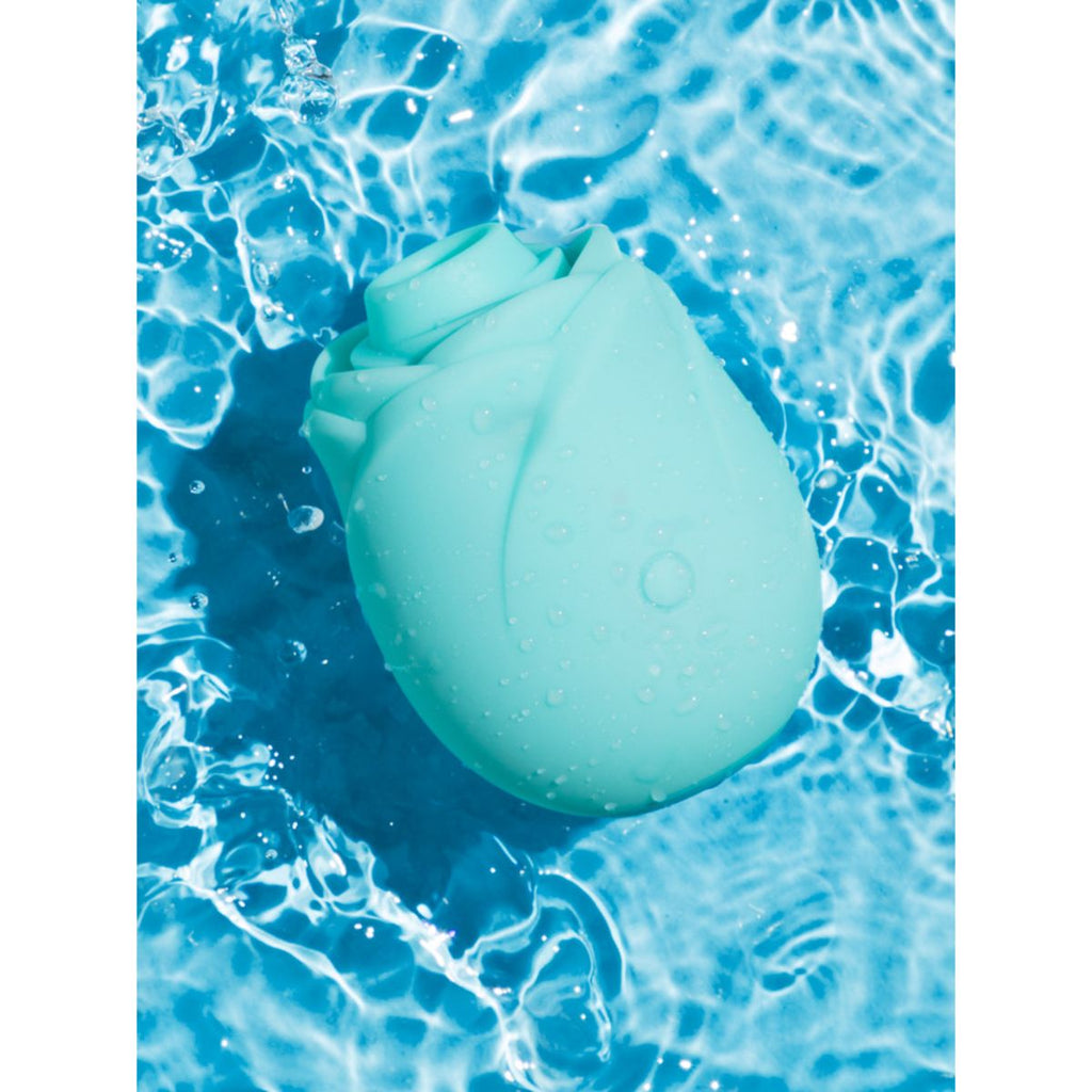ROMP - Rose Glow Luftdruckvibrator - Glow-in-the-Dark Blau
