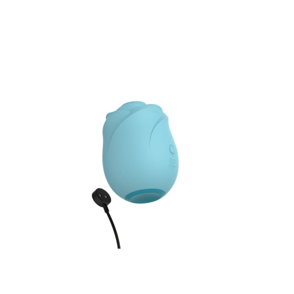 ROMP - Rose Glow Luftdruckvibrator - Glow-in-the-Dark Blau