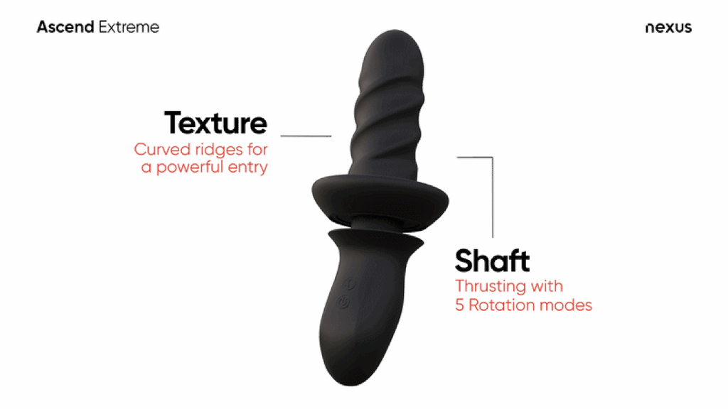 Nexus - Ascend Extreme Thrusting und Rotating Massager - Silikon