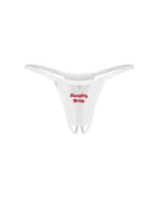 Obsessive - Weddya Bride Ouvert String - Weiß