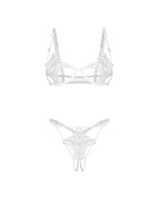 Obsessive - Luise Sublim 2-teiliges Set - Schwarz