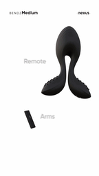 Nexus »Bendz« Vibrerende Butt Plug - Medium
