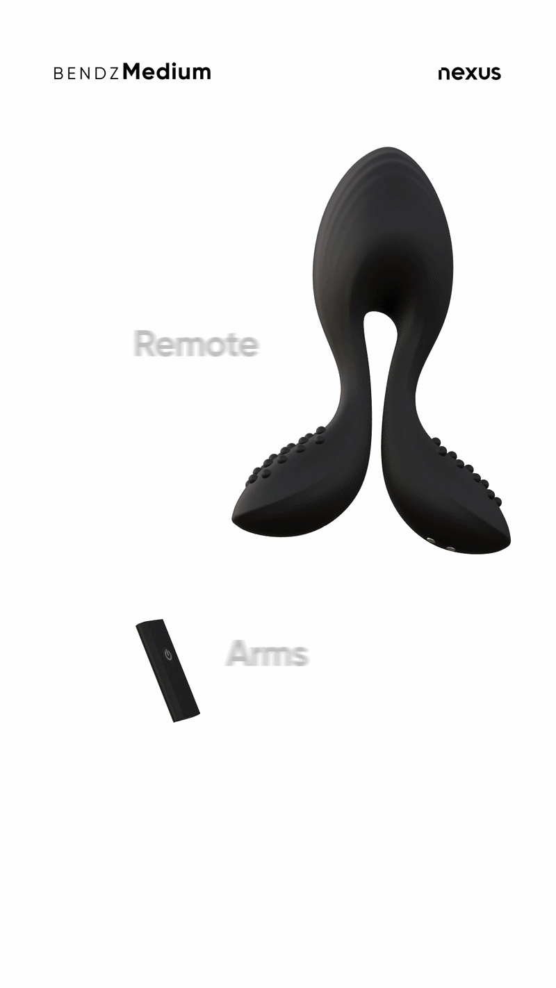 Nexus »Bendz« Vibrerende Butt Plug - Medium