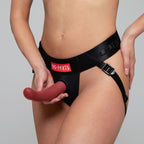 No-Parts - Brandon Dildo mit Basis - Rot