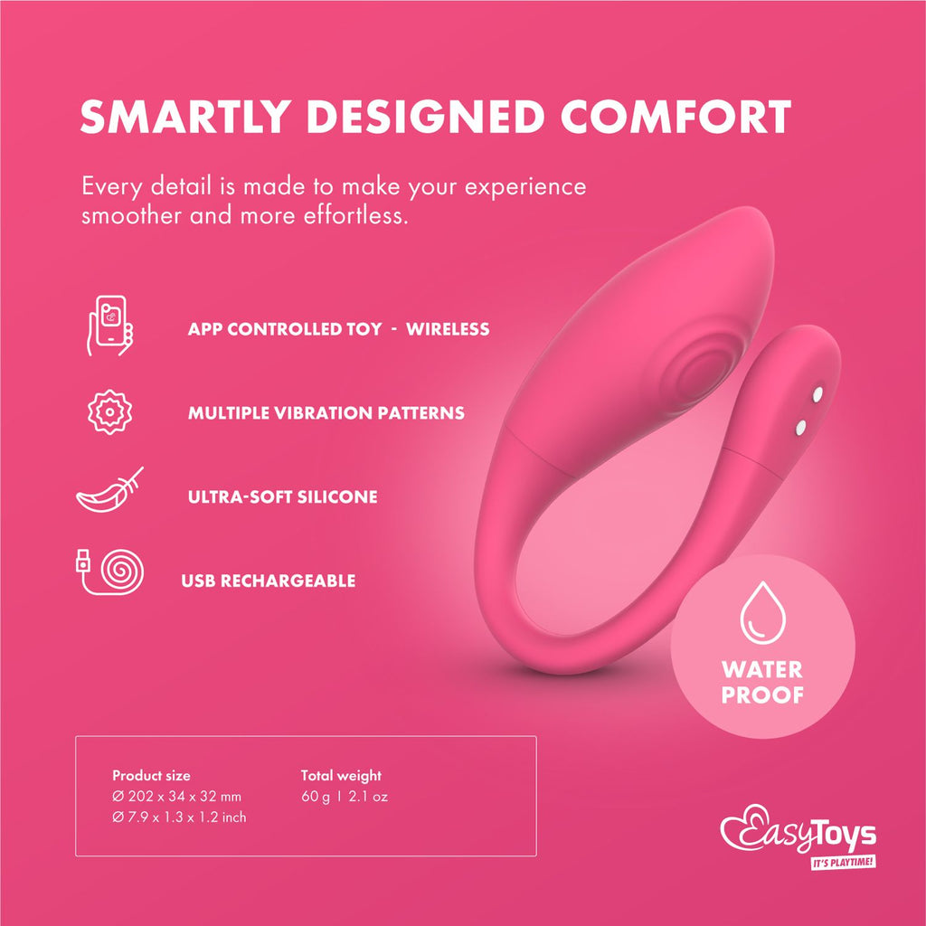 EasyConnect - Vibrations-Ei Aria - App-gesteuert mit Long Range Play