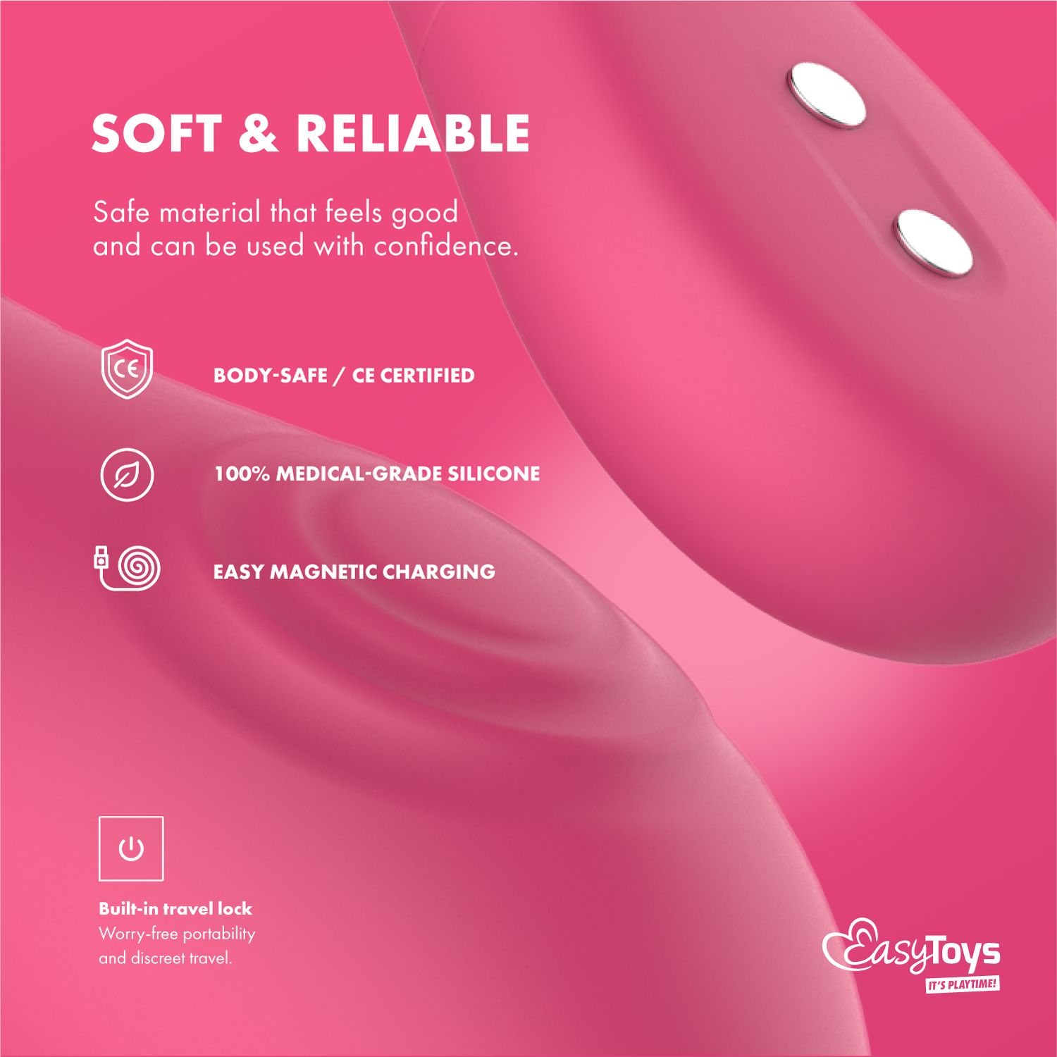 EasyConnect - Vibrations-Ei Aria - App-gesteuert mit Long Range Play