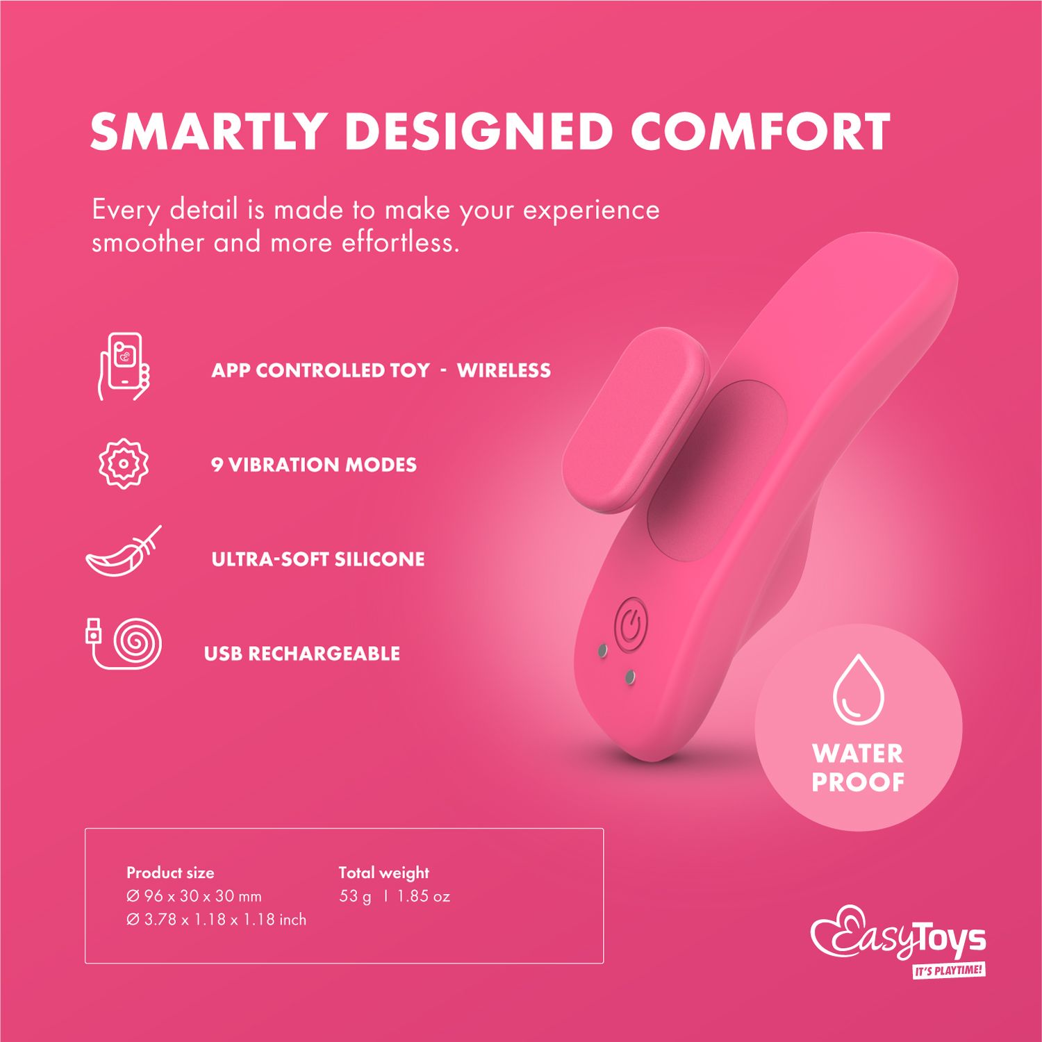 EasyConnect - Panty-Vibrator Zara, app-gesteuert