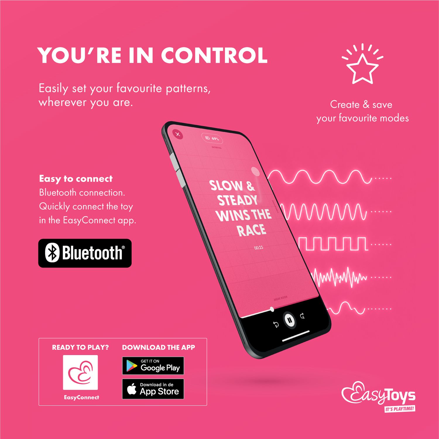 EasyConnect - Vibrations-Penisring Leo, app-gesteuert
