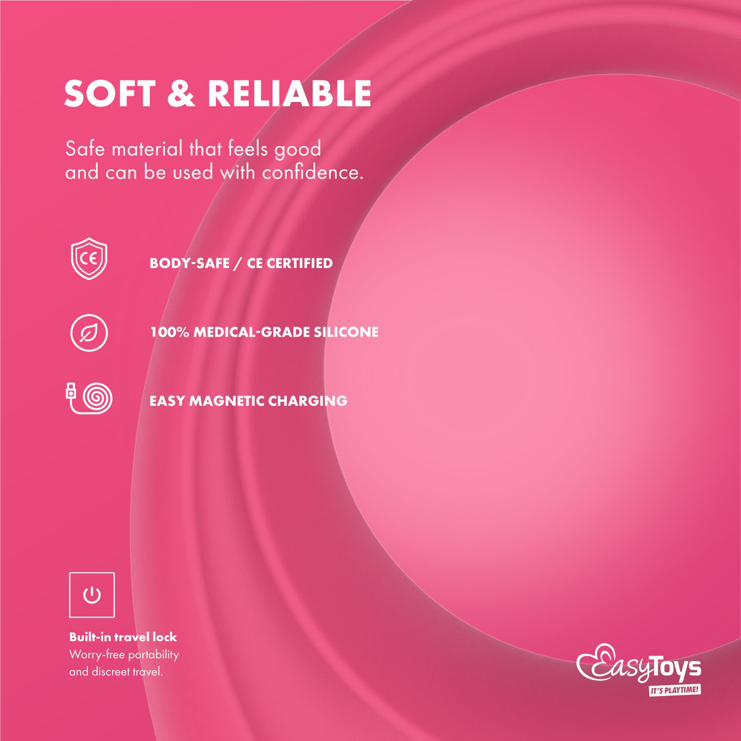 EasyConnect - Vibrations-Penisring Leo, app-gesteuert