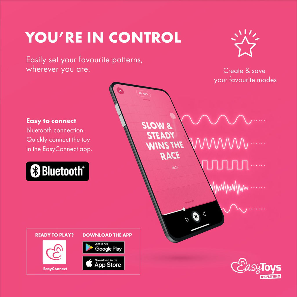 EasyConnect - Tragbarer Vibrator Ivy - Per App steuerbar mit Long Range Play