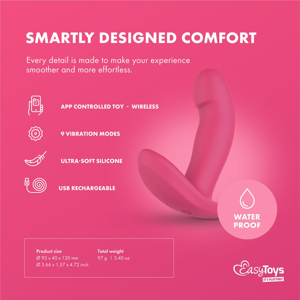 EasyConnect - Tragbarer Vibrator Ivy - Per App steuerbar mit Long Range Play