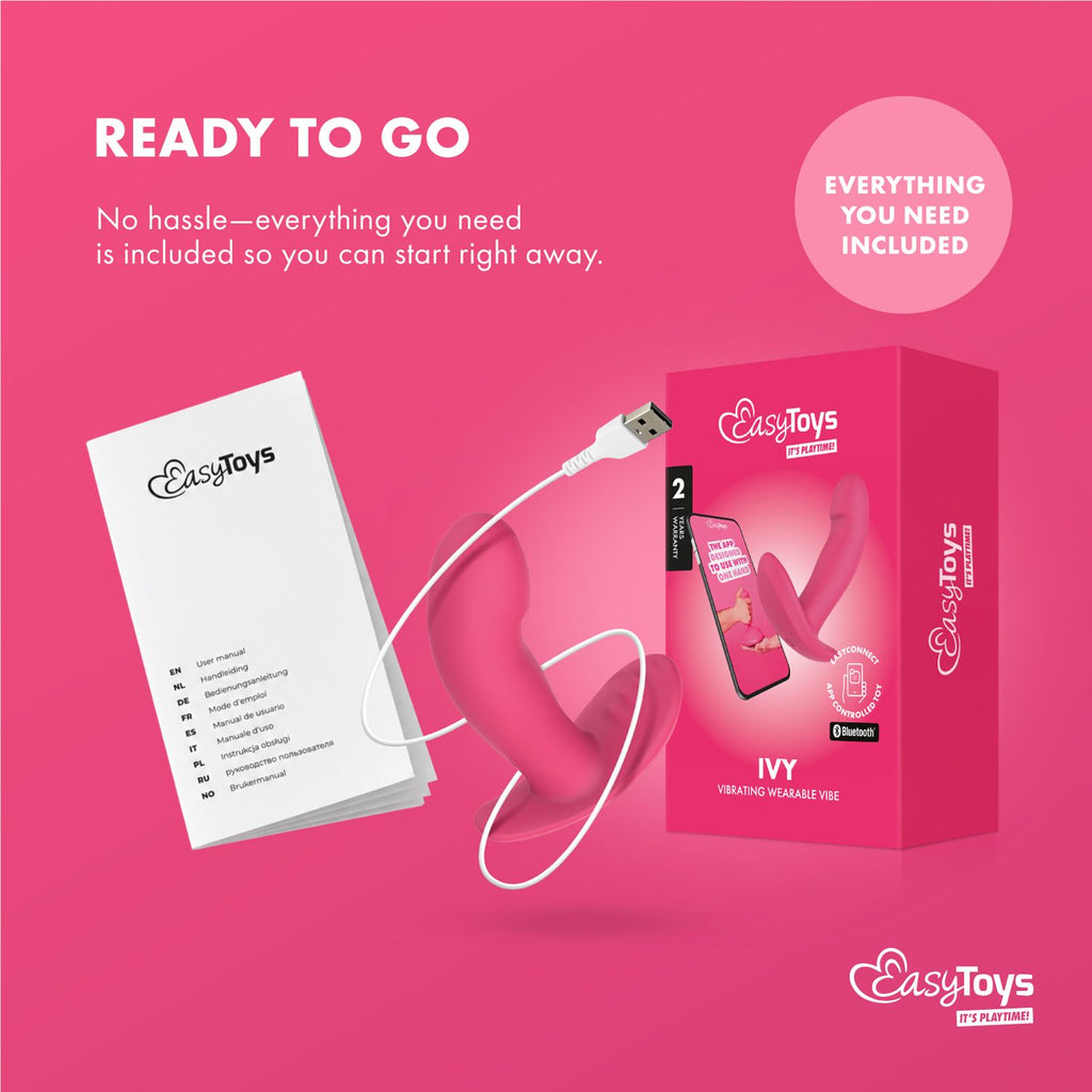 EasyConnect - Tragbarer Vibrator Ivy - Per App steuerbar mit Long Range Play