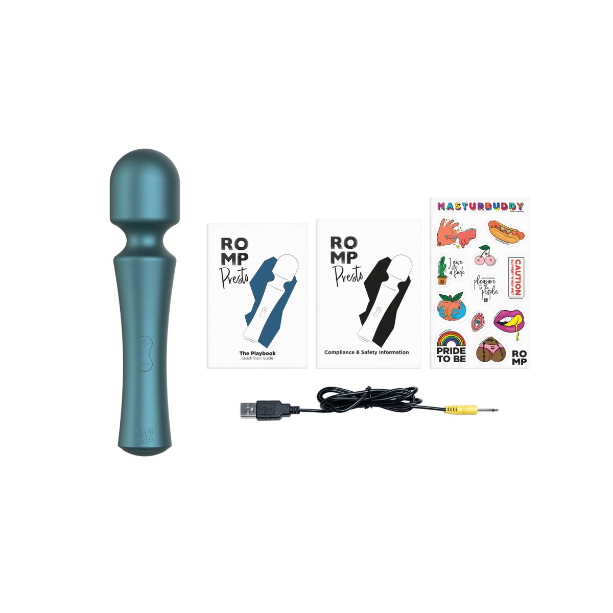 ROMP - Presto Mini Wand Vibrator - Grün